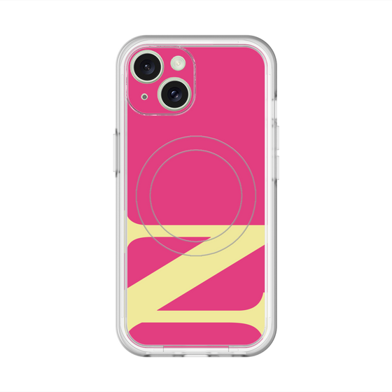 スリムプロテクションプレミアムケース with MagSafe［ オリジナル - initial color - N pink ］
