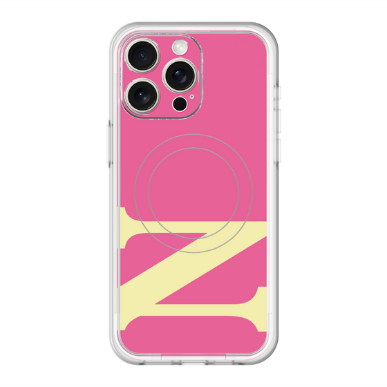 スリムプロテクションプレミアムケース with MagSafe［ オリジナル - initial color - N pink ］
