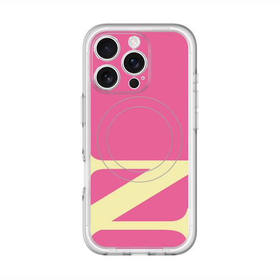 スリムプロテクションプレミアムケース with MagSafe［ オリジナル - initial color - N pink ］