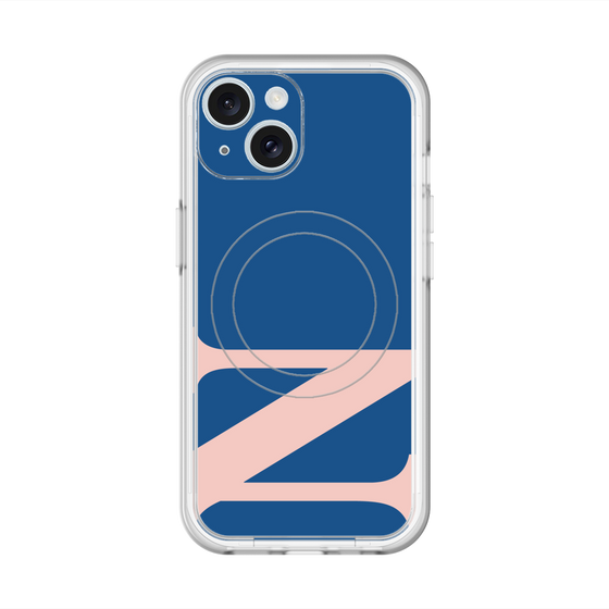 スリムプロテクションプレミアムケース with MagSafe［ オリジナル - initial color - N navy ］