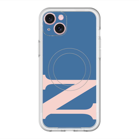スリムプロテクションプレミアムケース with MagSafe［ オリジナル - initial color - N navy ］
