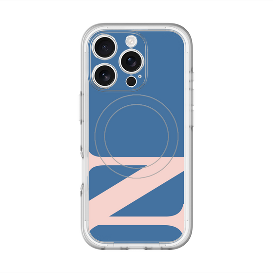 スリムプロテクションプレミアムケース with MagSafe［ オリジナル - initial color - N navy ］