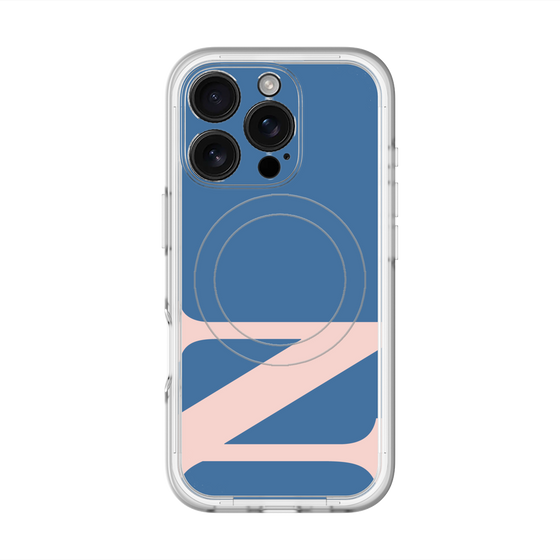 スリムプロテクションプレミアムケース with MagSafe［ オリジナル - initial color - N navy ］