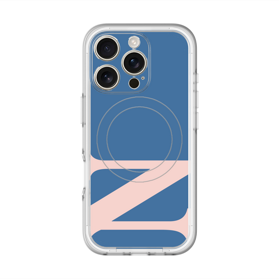 スリムプロテクションプレミアムケース with MagSafe［ オリジナル - initial color - N navy ］