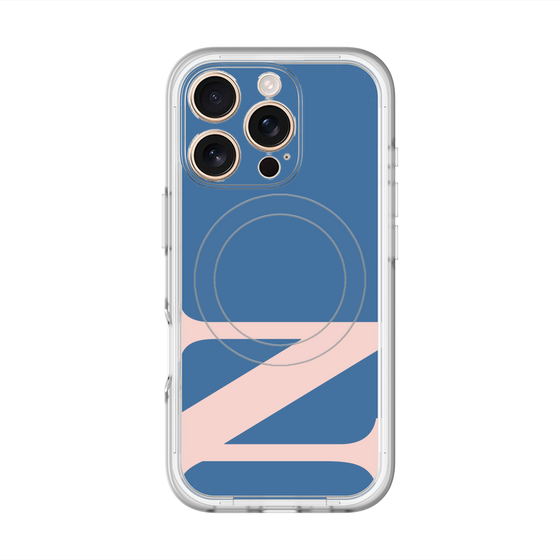 スリムプロテクションプレミアムケース with MagSafe［ オリジナル - initial color - N navy ］