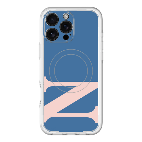 スリムプロテクションプレミアムケース with MagSafe［ オリジナル - initial color - N navy ］
