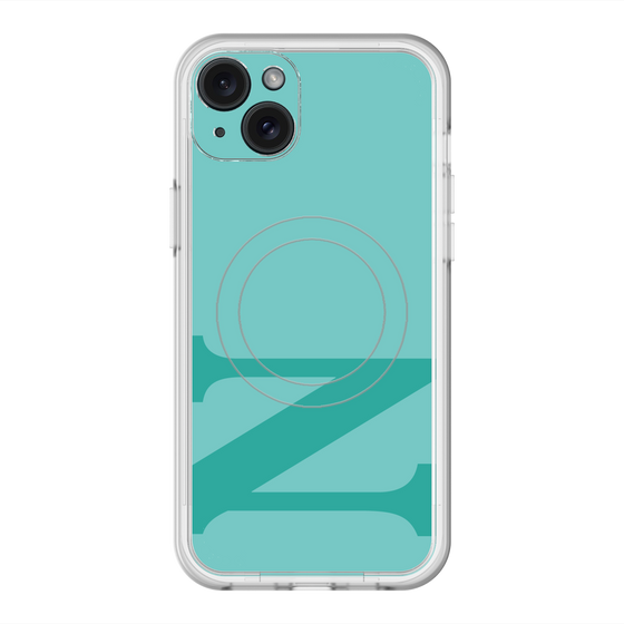 スリムプロテクションプレミアムケース with MagSafe［ オリジナル - initial color - N light green ］