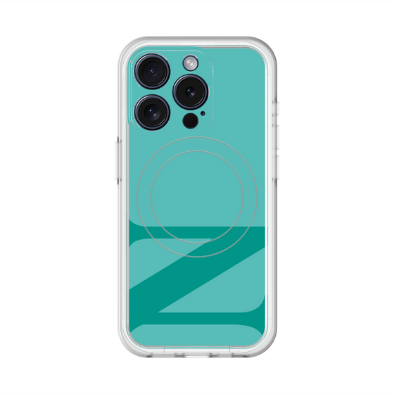 スリムプロテクションプレミアムケース with MagSafe［ オリジナル - initial color - N light green ］