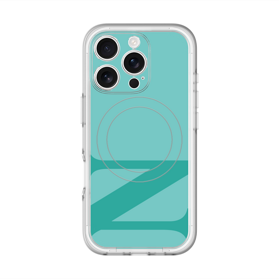 スリムプロテクションプレミアムケース with MagSafe［ オリジナル - initial color - N light green ］