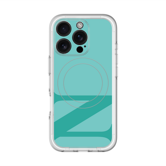 スリムプロテクションプレミアムケース with MagSafe［ オリジナル - initial color - N light green ］