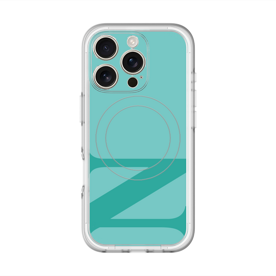 スリムプロテクションプレミアムケース with MagSafe［ オリジナル - initial color - N light green ］