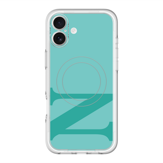 スリムプロテクションプレミアムケース with MagSafe［ オリジナル - initial color - N light green ］