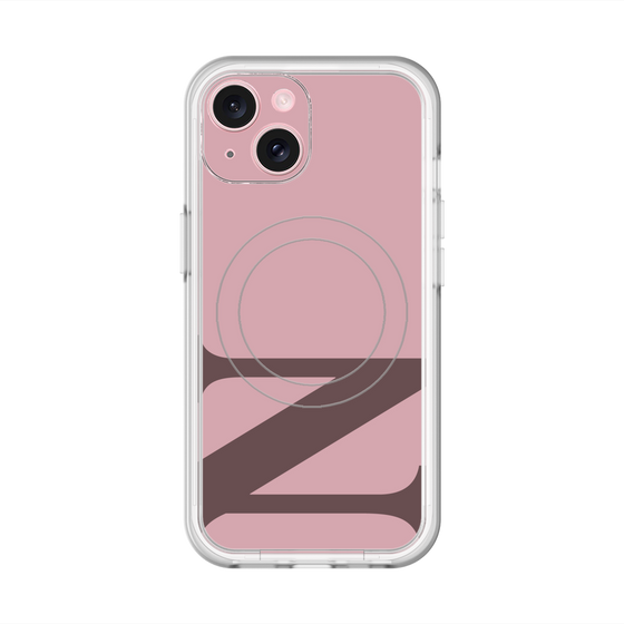 スリムプロテクションプレミアムケース with MagSafe［ オリジナル - initial color - N dusty pink ］