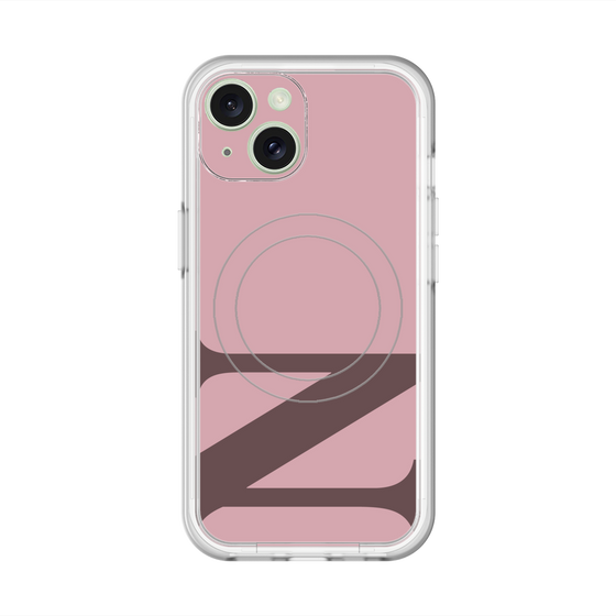 スリムプロテクションプレミアムケース with MagSafe［ オリジナル - initial color - N dusty pink ］