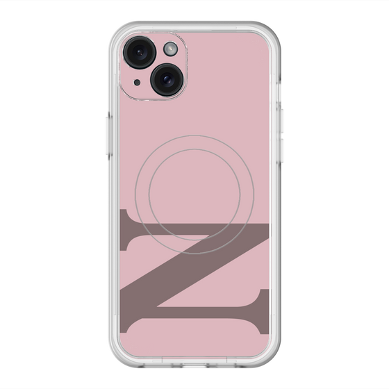 スリムプロテクションプレミアムケース with MagSafe［ オリジナル - initial color - N dusty pink ］