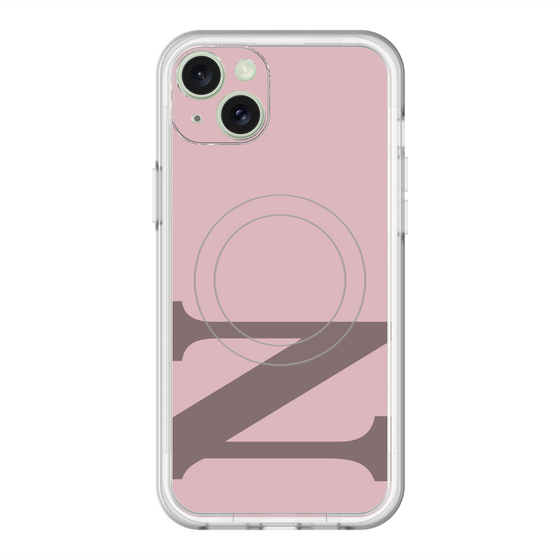 スリムプロテクションプレミアムケース with MagSafe［ オリジナル - initial color - N dusty pink ］