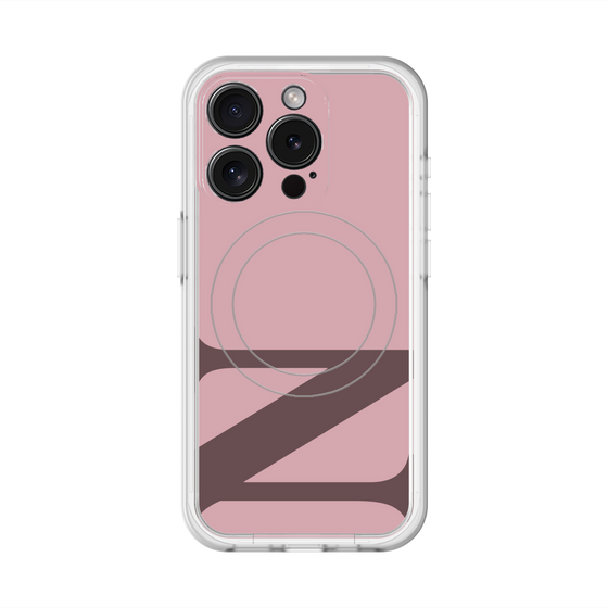 スリムプロテクションプレミアムケース with MagSafe［ オリジナル - initial color - N dusty pink ］