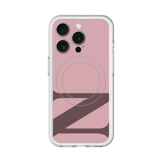 スリムプロテクションプレミアムケース with MagSafe［ オリジナル - initial color - N dusty pink ］