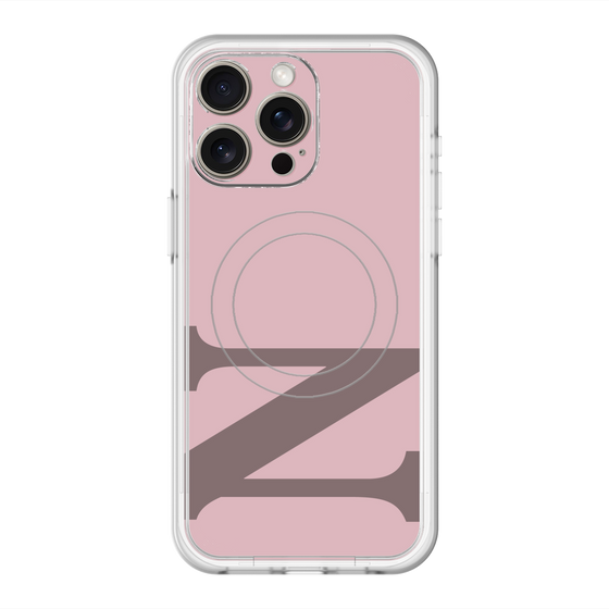 スリムプロテクションプレミアムケース with MagSafe［ オリジナル - initial color - N dusty pink ］
