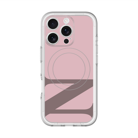 スリムプロテクションプレミアムケース with MagSafe［ オリジナル - initial color - N dusty pink ］