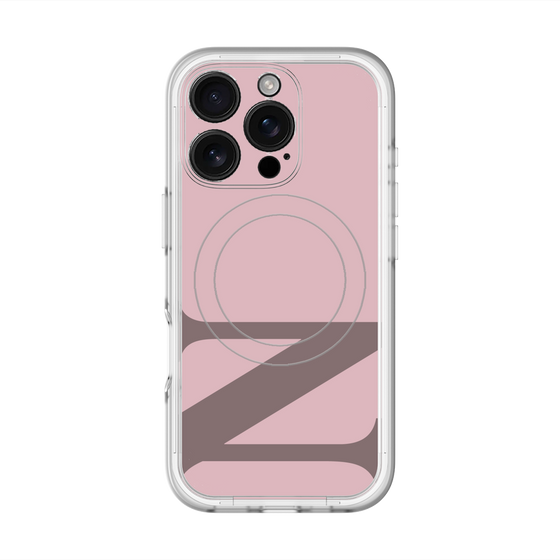 スリムプロテクションプレミアムケース with MagSafe［ オリジナル - initial color - N dusty pink ］