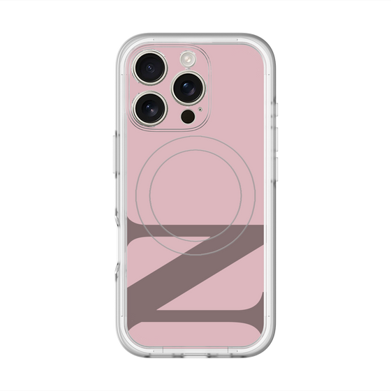 スリムプロテクションプレミアムケース with MagSafe［ オリジナル - initial color - N dusty pink ］