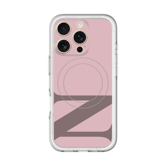 スリムプロテクションプレミアムケース with MagSafe［ オリジナル - initial color - N dusty pink ］