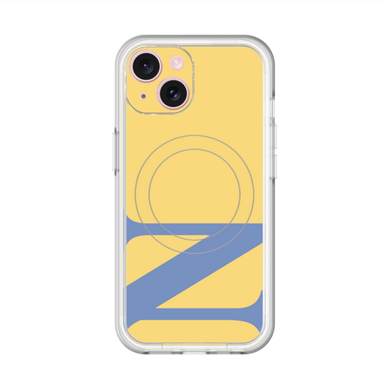 スリムプロテクションプレミアムケース with MagSafe［ オリジナル - initial color - N yellow ］