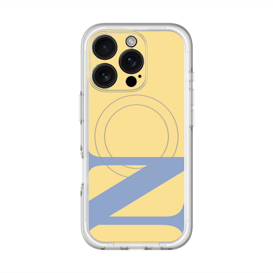 スリムプロテクションプレミアムケース with MagSafe［ オリジナル - initial color - N yellow ］