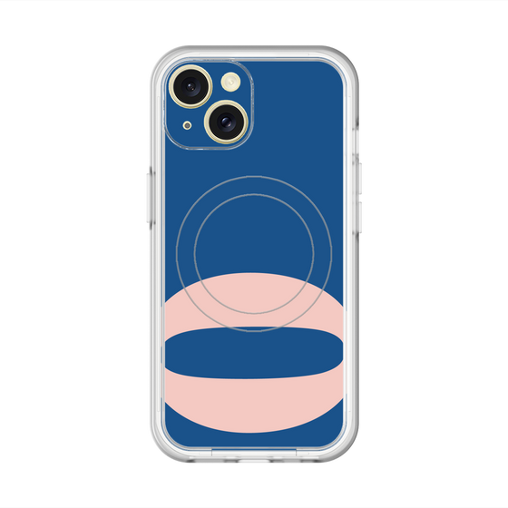 スリムプロテクションプレミアムケース with MagSafe［ オリジナル - initial color - O navy ］