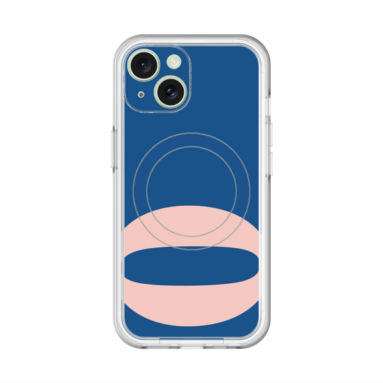 スリムプロテクションプレミアムケース with MagSafe［ オリジナル - initial color - O navy ］