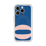 スリムプロテクションプレミアムケース with MagSafe［ オリジナル - initial color - O navy ］