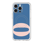 スリムプロテクションプレミアムケース with MagSafe［ オリジナル - initial color - O navy ］