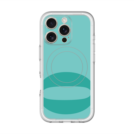 スリムプロテクションプレミアムケース with MagSafe［ オリジナル - initial color - O light green ］