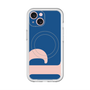 スリムプロテクションプレミアムケース with MagSafe［ オリジナル - initial color - P navy ］