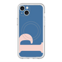 スリムプロテクションプレミアムケース with MagSafe［ オリジナル - initial color - P navy ］