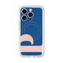 スリムプロテクションプレミアムケース with MagSafe［ オリジナル - initial color - P navy ］