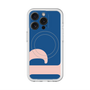 スリムプロテクションプレミアムケース with MagSafe［ オリジナル - initial color - P navy ］