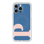 スリムプロテクションプレミアムケース with MagSafe［ オリジナル - initial color - P navy ］