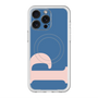 スリムプロテクションプレミアムケース with MagSafe［ オリジナル - initial color - P navy ］