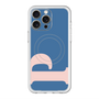 スリムプロテクションプレミアムケース with MagSafe［ オリジナル - initial color - P navy ］