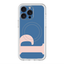 スリムプロテクションプレミアムケース with MagSafe［ オリジナル - initial color - P navy ］