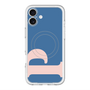 スリムプロテクションプレミアムケース with MagSafe［ オリジナル - initial color - P navy ］