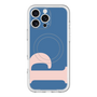 スリムプロテクションプレミアムケース with MagSafe［ オリジナル - initial color - P navy ］