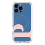 スリムプロテクションプレミアムケース with MagSafe［ オリジナル - initial color - P navy ］