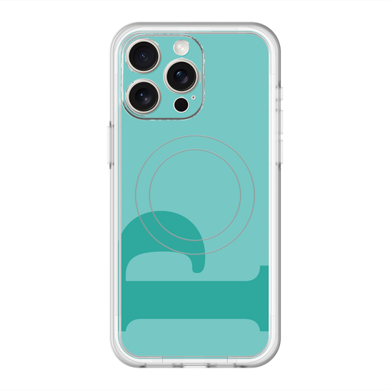 スリムプロテクションプレミアムケース with MagSafe［ オリジナル - initial color - P light green ］
