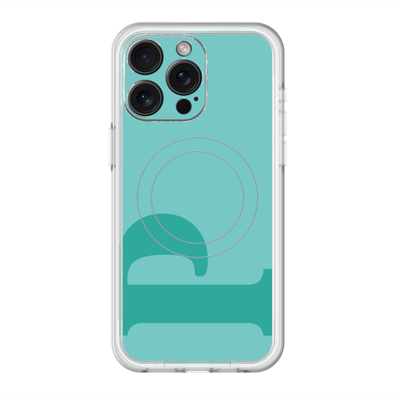 スリムプロテクションプレミアムケース with MagSafe［ オリジナル - initial color - P light green ］