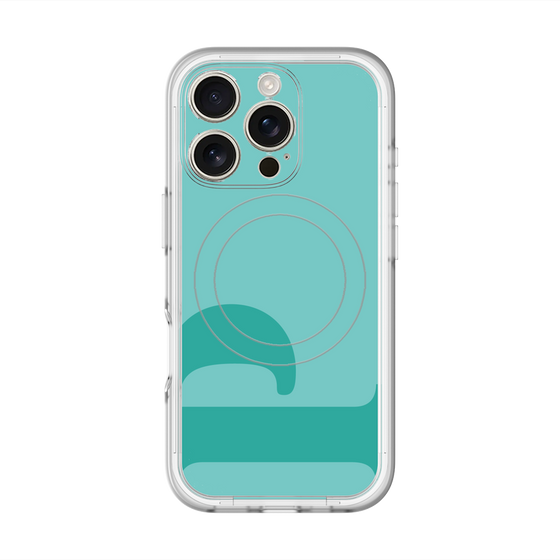 スリムプロテクションプレミアムケース with MagSafe［ オリジナル - initial color - P light green ］