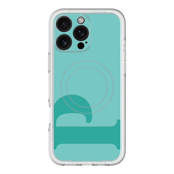 スリムプロテクションプレミアムケース with MagSafe［ オリジナル - initial color - P light green ］