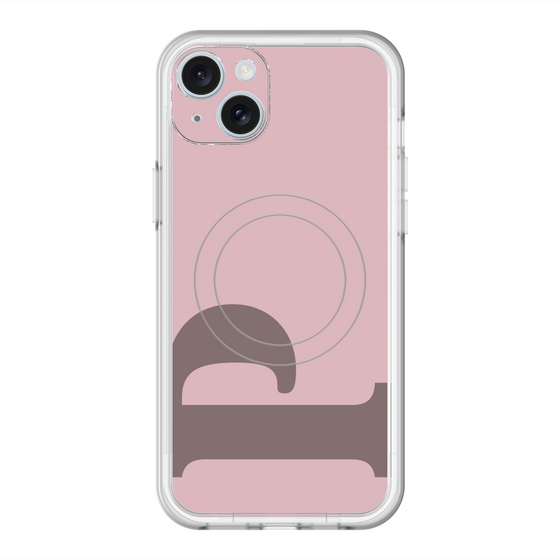 スリムプロテクションプレミアムケース with MagSafe［ オリジナル - initial color - P dusty pink ］